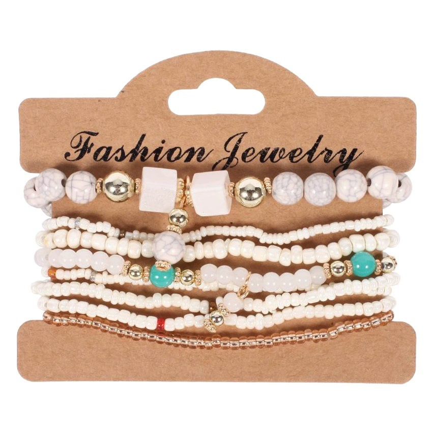 Богемский женский браслет ручной работы с бисером Романтический оригинальный браслет набор из 8 полосок/набор браслетов оптом Amazon
