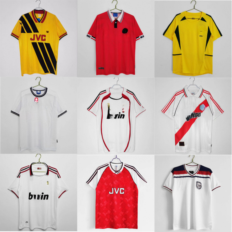 Soccer Retro Ac River Plate Football Jersey Brazil Norway England Football Uniform Soccer Retro Ac River Plate Football Jersey Brazil Norway England Football Uniform