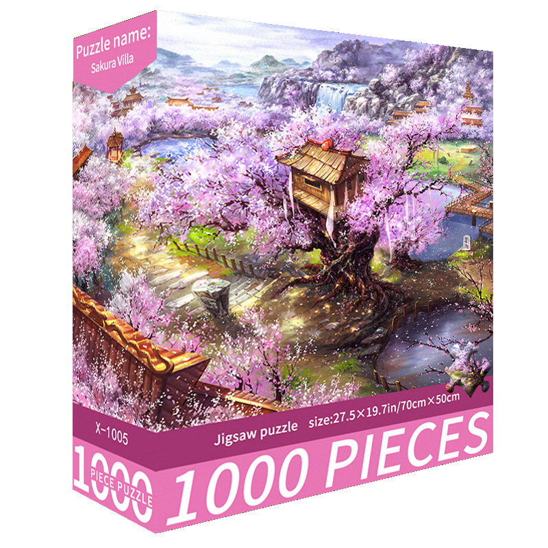 清明の川の絵 1000ピース ジグソーパズル 越境メーカー かわいい 癒しの難易度 減圧 女の子 知育玩具 ギフト|undefined