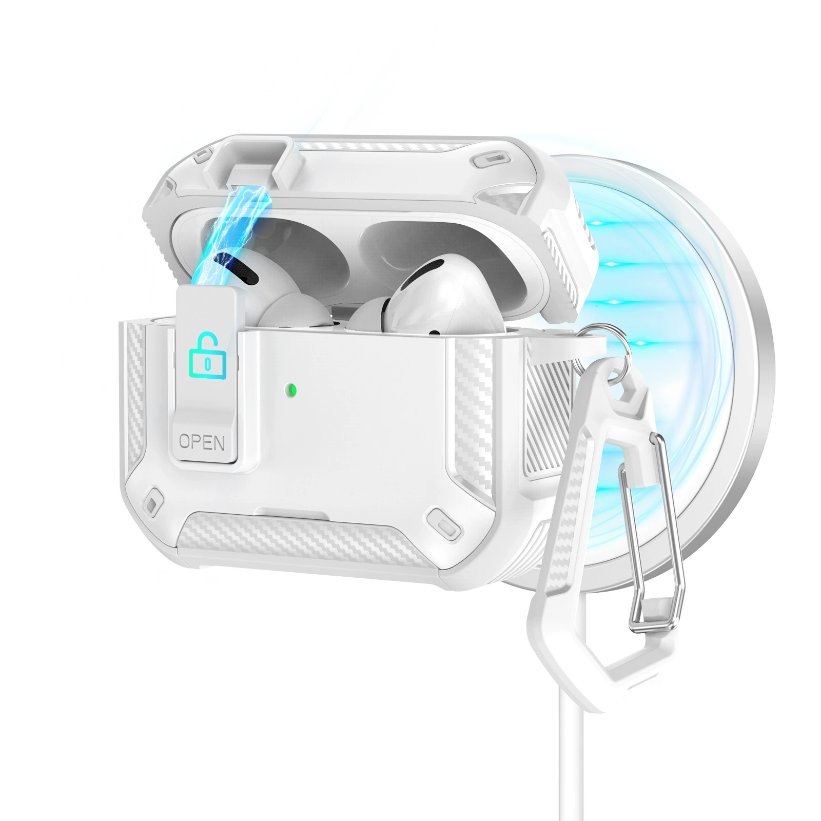 Новый защитный чехол для AirPods Pro3, Pop-up чехол для наушников Apple, 4-е поколение, магнитная подставка, чехол для наушников