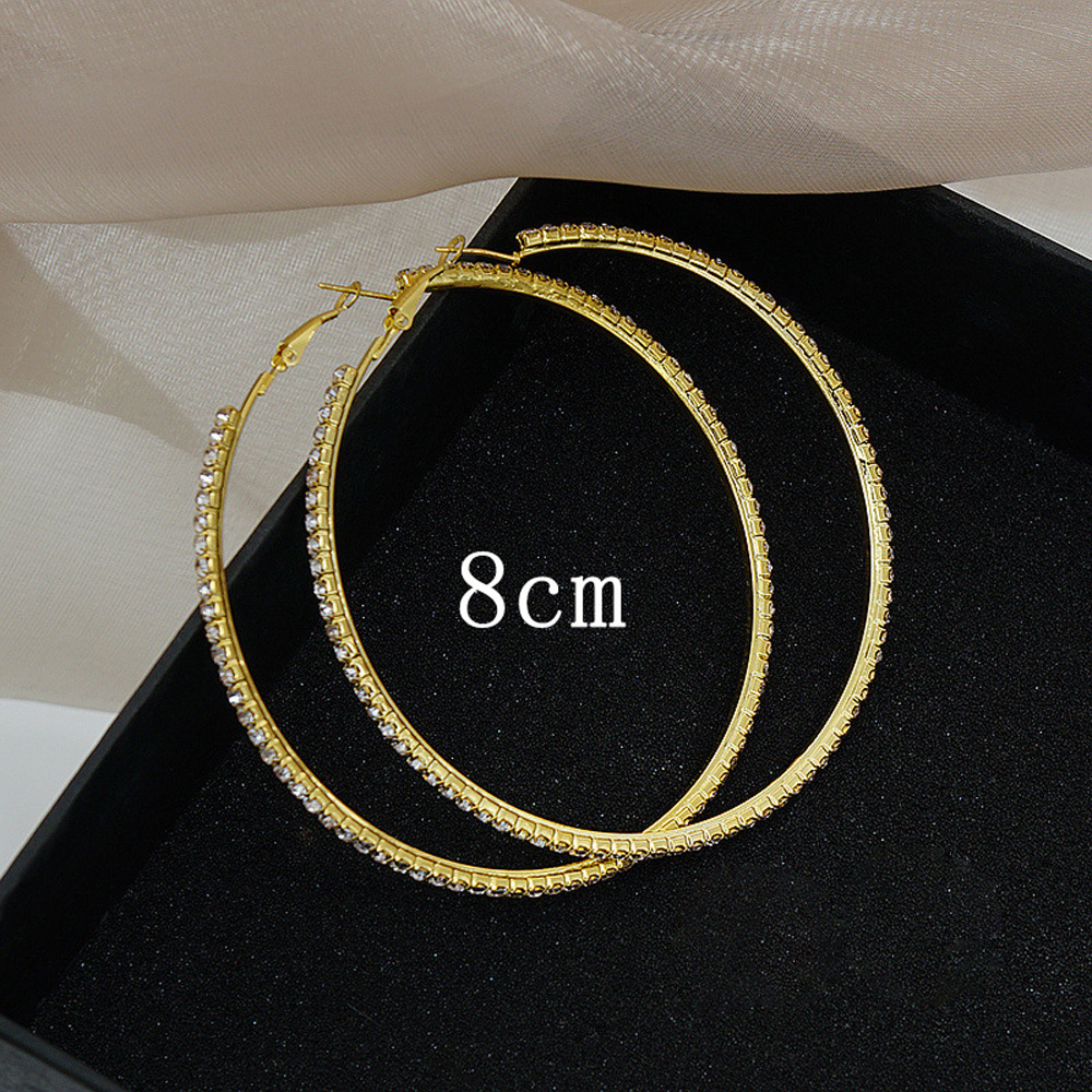 Grote diamanten oorringen voor dames modieuze statement sieraden_voghion.com