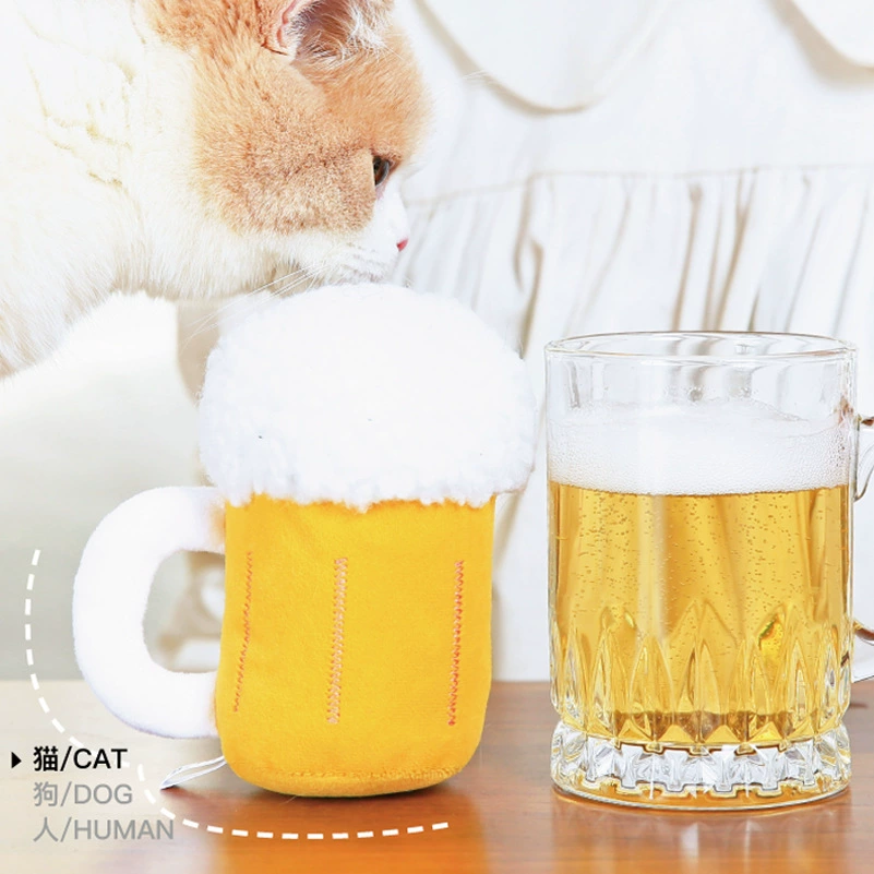 PurLab Puff Lab кошка пивная игрушка кошачья мята игрушка для кошек самодельная плюшевая устойчивая к укусам устойчивая к царапинам