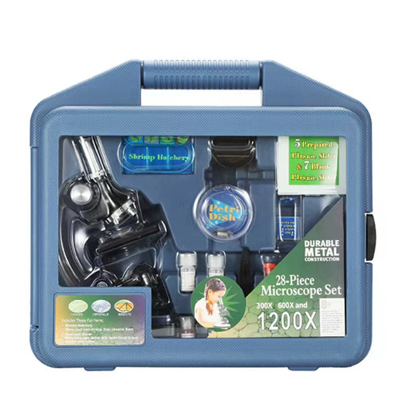 Лабораторный детский микроскоп для студентов, научный высококачественный профессиональный оптический микроскоп с высокой четкостью и мощным увеличением