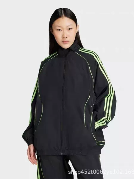 26 Styles of Foreign Trade Spring and Autumn Ad Retro Three-Stripe Men's Sports Windbreaker Woven Windproof Jacket Jw5866