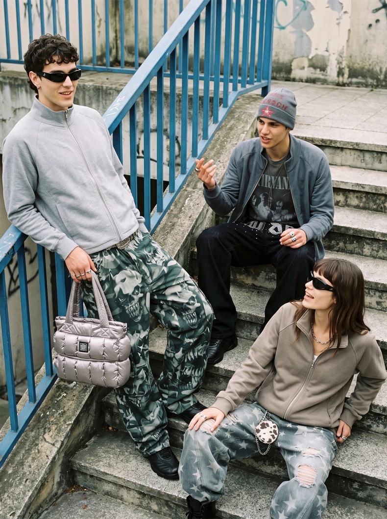 Inflation 320g Zip-Up Stand Collar Sweatshirt