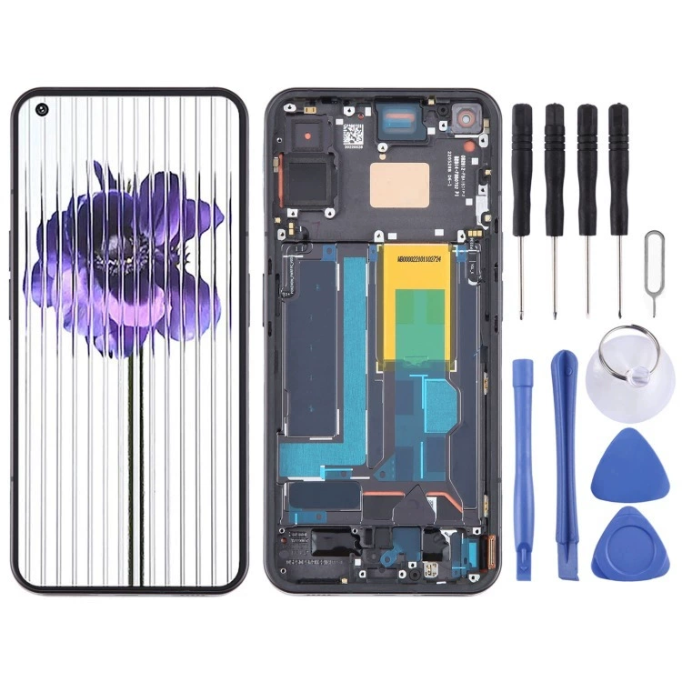 Сборка LCD-дисплея (Nothing) Phone1 / Phone2 / 3A, со рамой и сенсорным дигитайзером