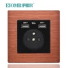 Кофейно-красный, французский, двойной USB