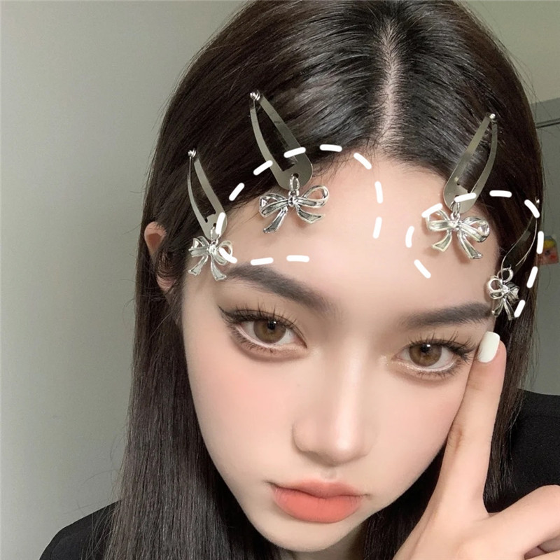 愛心金屬挂件BB夾辣妹潮夾子 頭飾發夾側邊發卡網紅2021年新款女