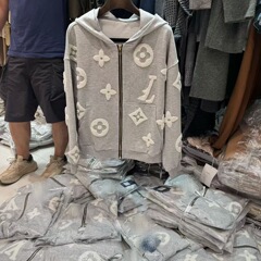 2025早秋新款连帽卫衣外套男女拉链开衫百搭推荐图片色