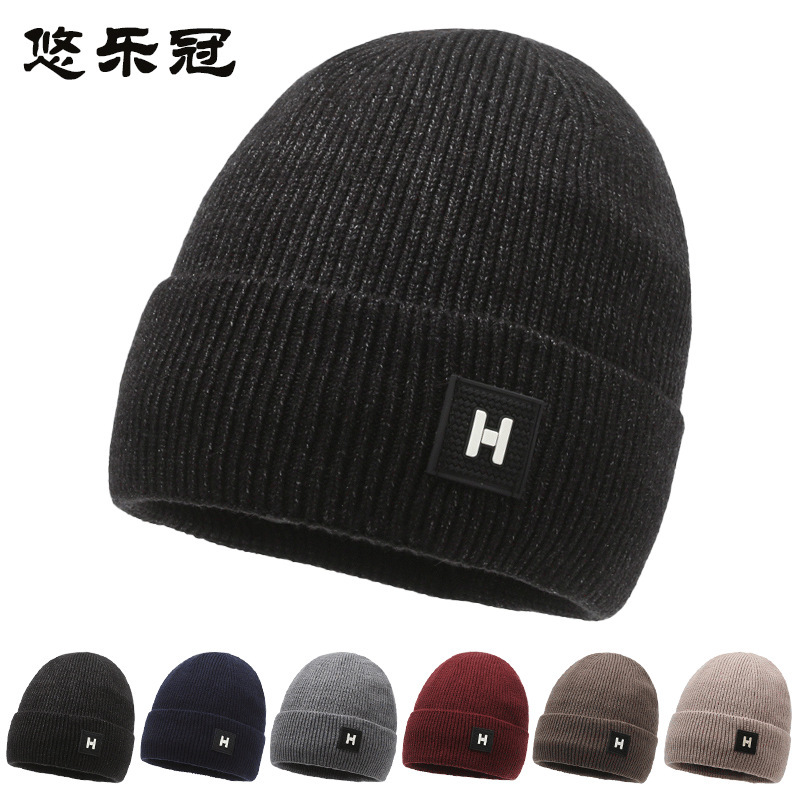 冷帽毛线秋冬保暖包头帽加绒加厚套头帽冬季风寒护耳针织毛线帽子|undefined