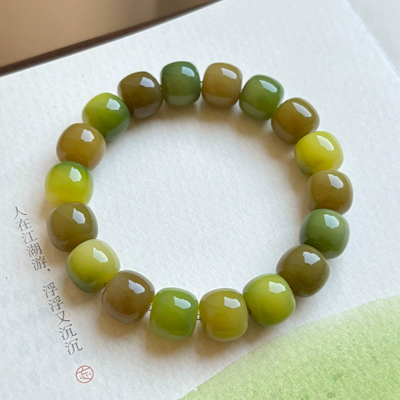Organic Bodhi rosary for men and women, bracelet walnut
