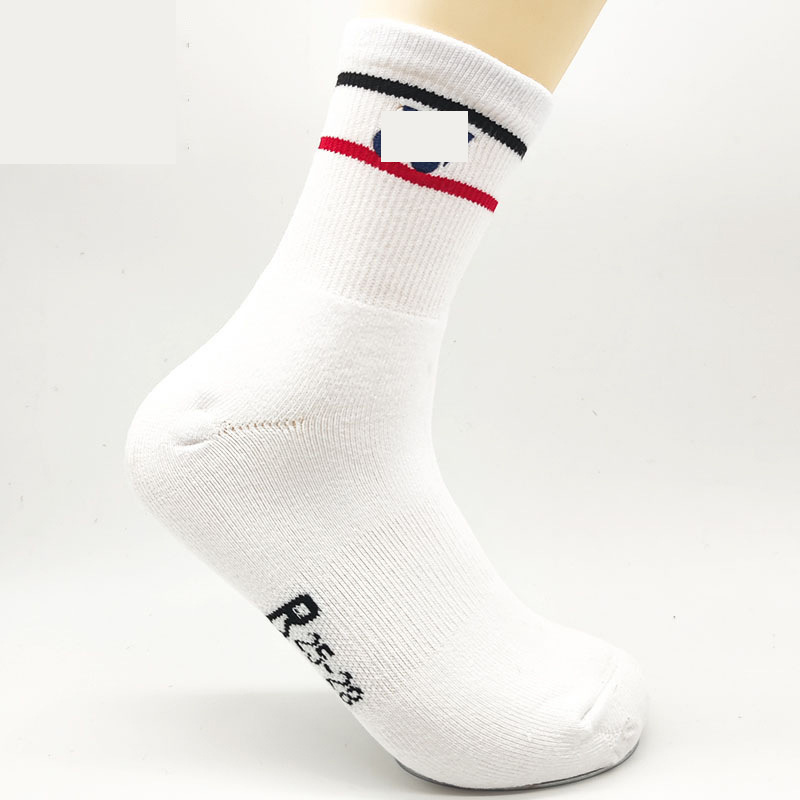 Calcetines de bádminton profesionales para hombres y mujeres, tubo medio, toalla antideslizante, fondo, tenis, baloncesto, correr, calcetines deportivos gruesos y transpirables