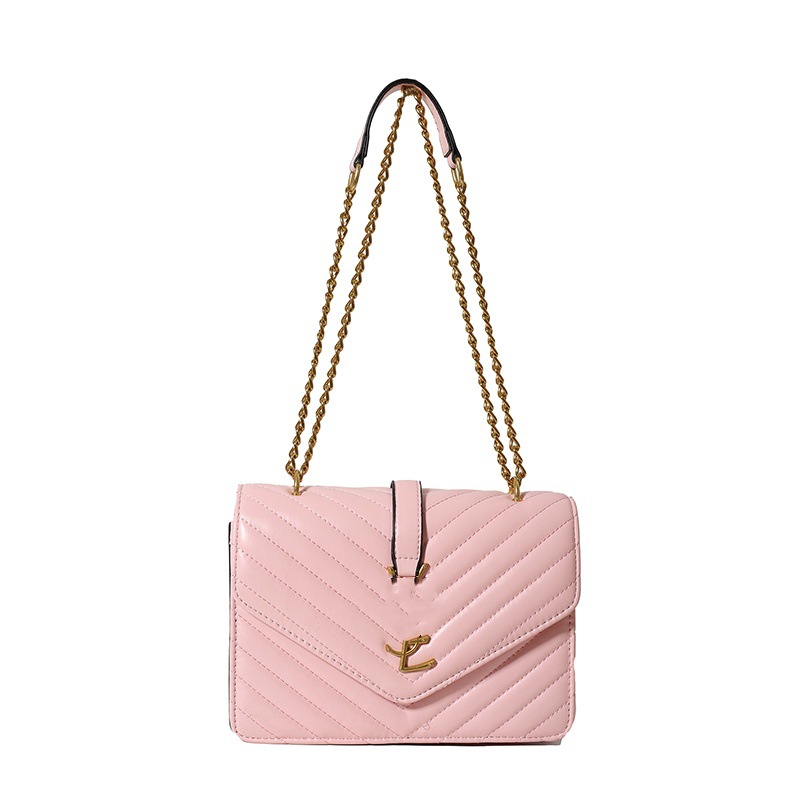 Bolso de moda de mujer 2025 nuevo bolso de estilo de cadena de bolso de cinturón bolso de hombro transfronterizo súper fuego bolso de solapa