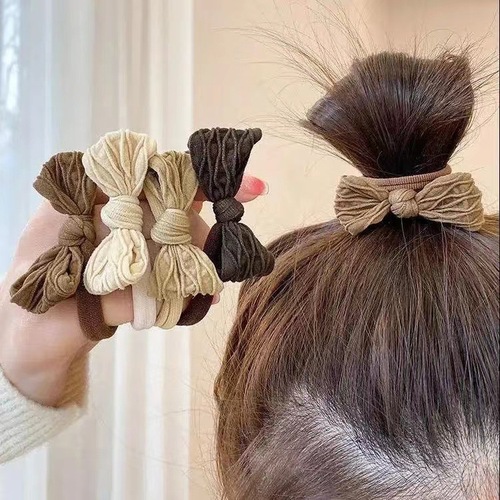 Candy color bow headband hairband wholesale girls hair rubber band ins high-looking children's hair accessories hairband