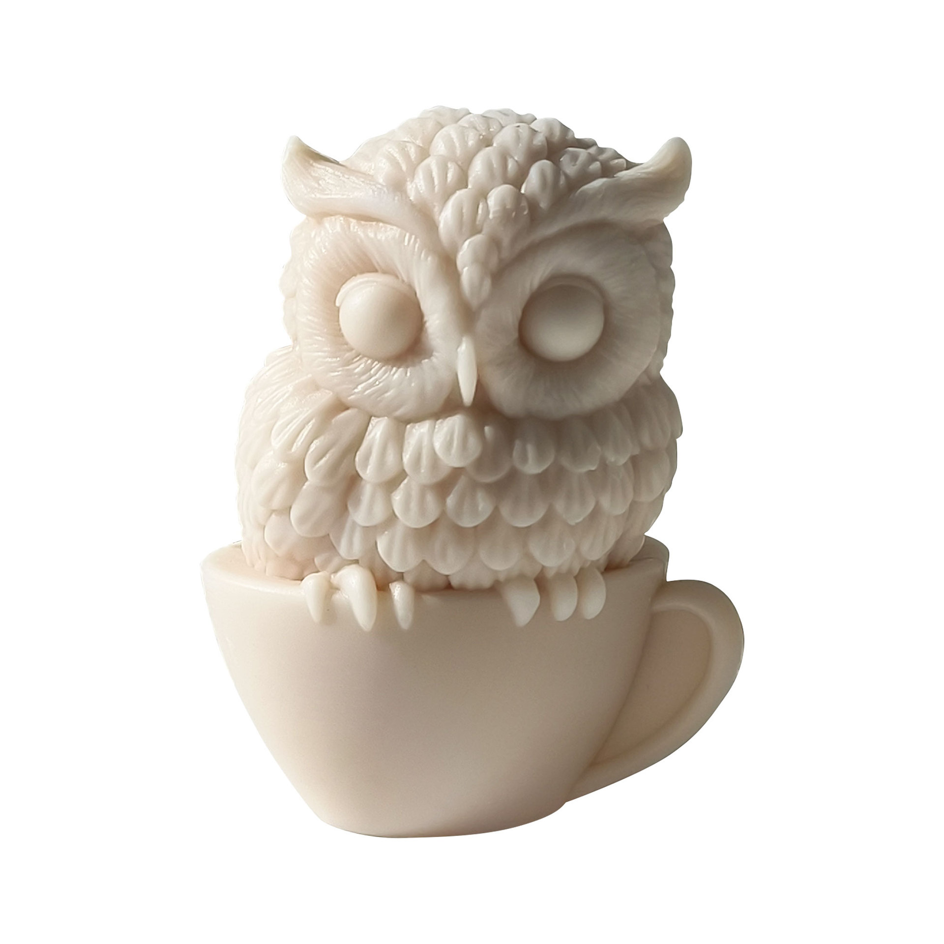 Jiahui Mei búho molde de cera de ciano diy vela animal adornos de banda magnética abrasivos de silicona transfronterizos