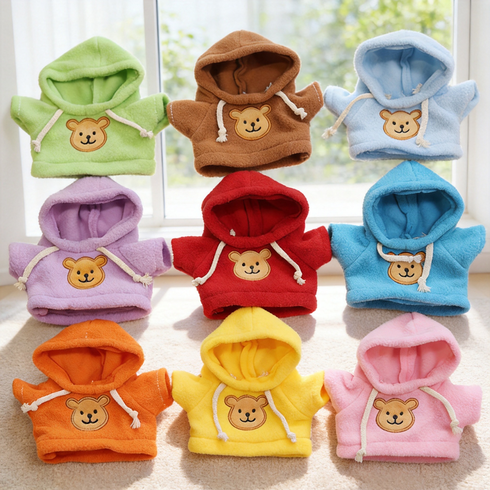 20 - 30CM ropa de bebé muñeca oso mini accesorios de reemplazo suéter mochila muñeca suéter accesorios de reemplazo suéter