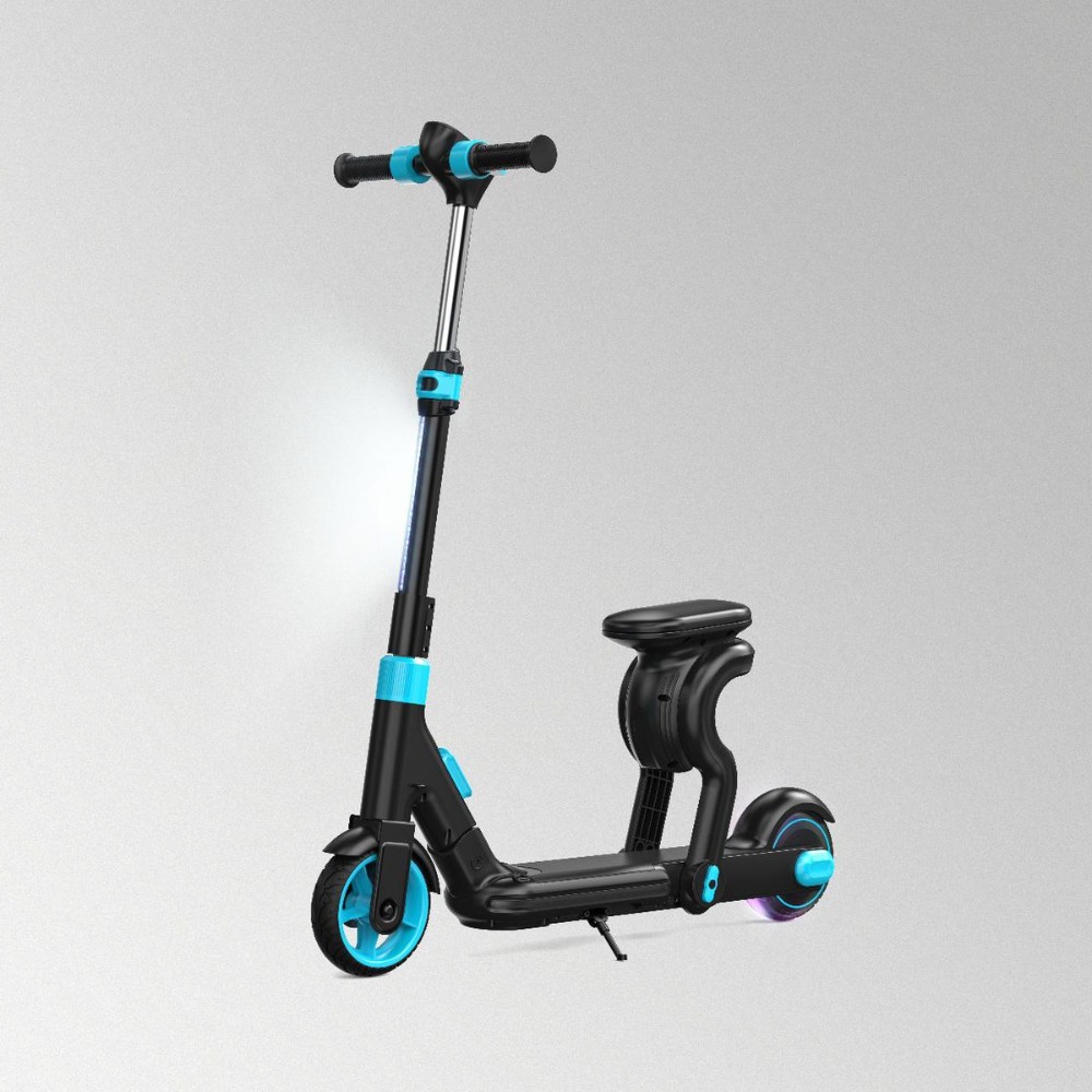 Cross-Border Youth Electric Power-Assisted Scooter Foldable Lithium Battery Portable Electric Two-Wheeled Scooter with Seat