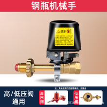燃气泄漏紧急切断阀液化气报警器钢瓶机械手天燃气管道电磁阀家用