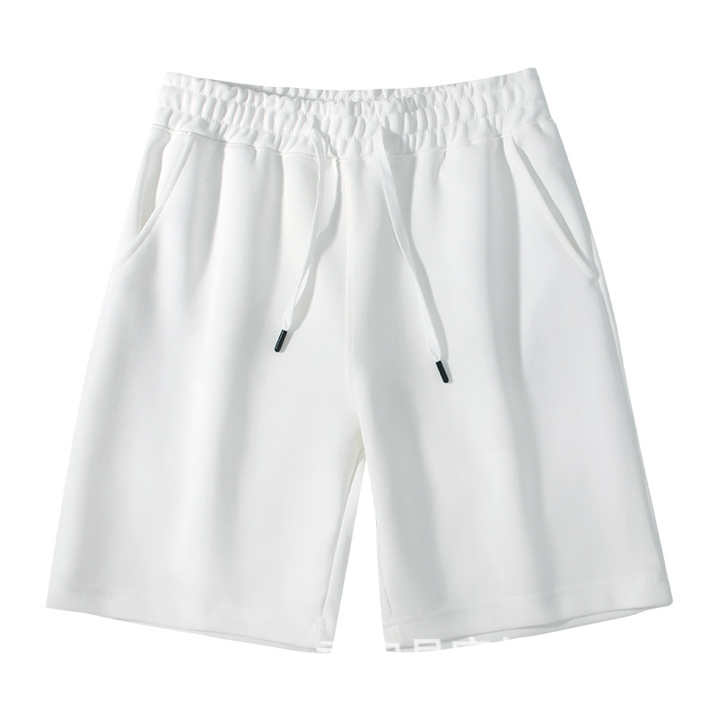 White cotton shorts