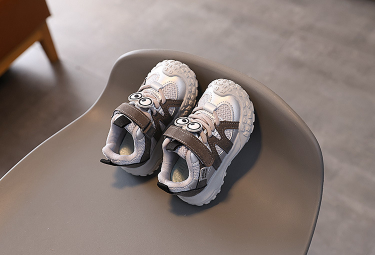 Baskets chunky pour enfant doublées polaire chaussures chaudes_voghion.com