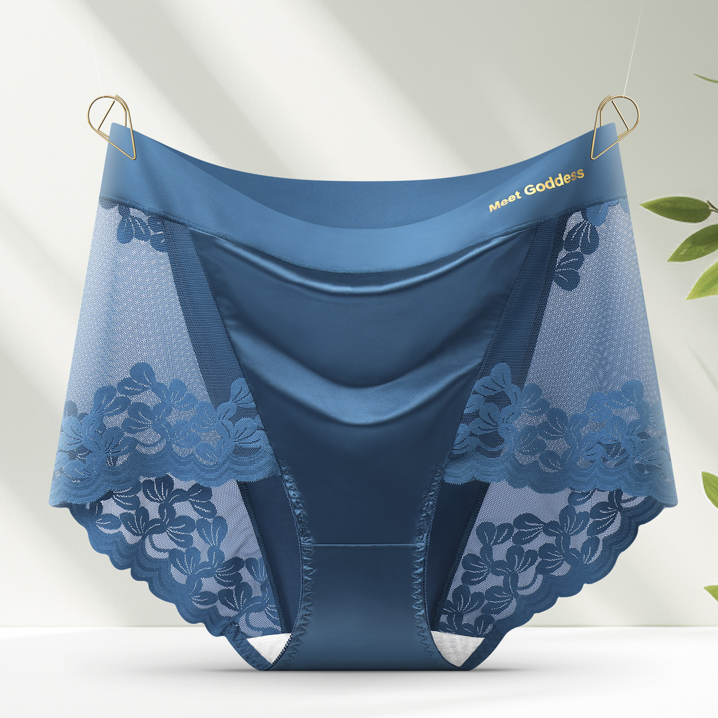 Pantalones sexuales de encaje de tamaño grande, malla ligera, sin marcas, 5A algodón antibacteriano, cintura, cintura, pantalon rojo, mujer image 11