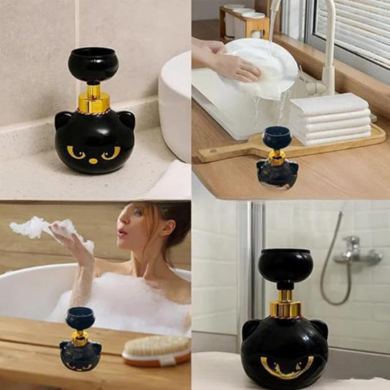 跨境新品Cute Cat Paw Foam Soap Dispenser|undefined