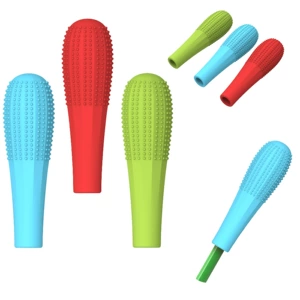 Decumbered pencil pencil gravity 砝 砝 减 Anti -bite fingernail autism polymids, silicone chewing grinding rods