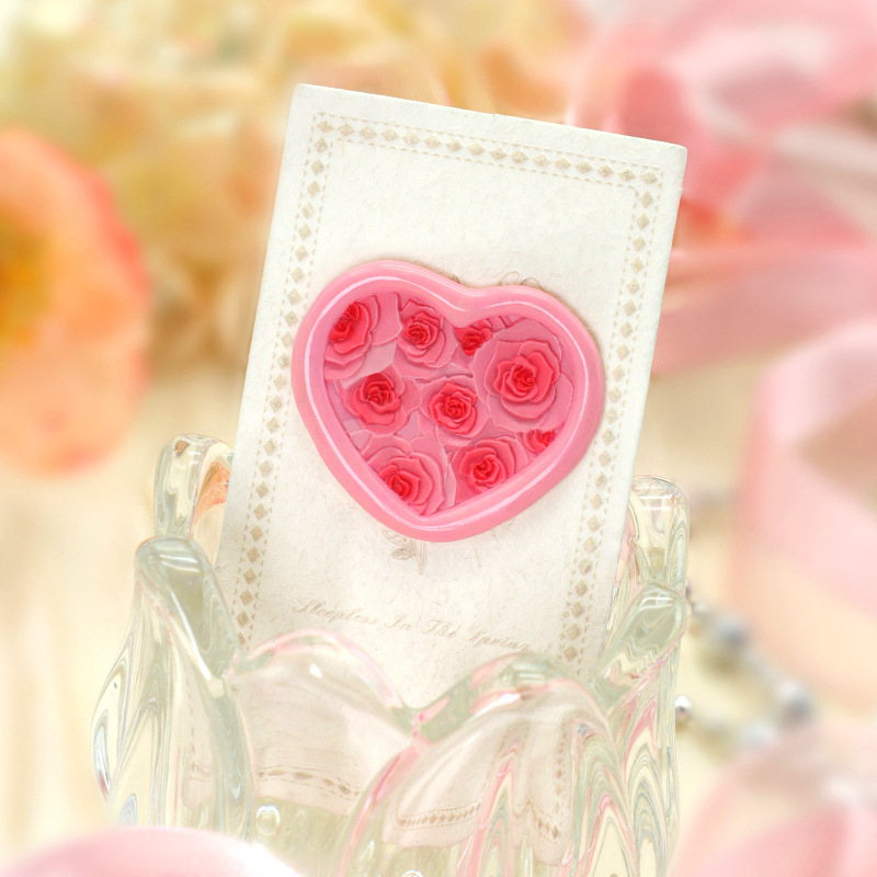 Serie de plantas de color europeo sello de pintura de fuego flor especial-en forma de alivio cubierta de pintura de fuego DIY cuenta de mano decoración de embalaje de regalo