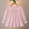 Pink little monkey top