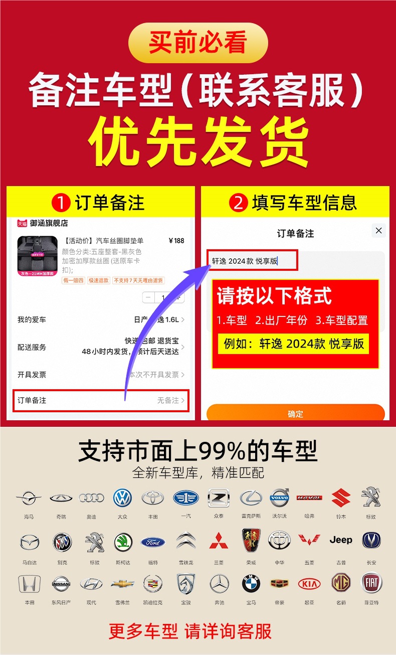 Car Wire Ring Floor Mat Single Piece Main Driver Upper Car Mat Driver's Wire Ring Passenger Cab Floor Mat Special Car Mat