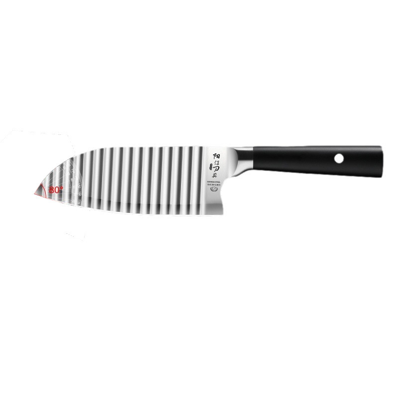 Cuchillo ondulado 304 cortador de patatas de flores de dientes de lobo ondulado cuchillo multifuncional regalo de patatas comerciales