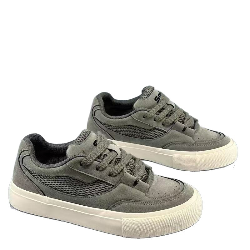 Zapatos de hombre 2026 nuevos zapatos de pan simple y versátil zapatos de skate de moda coreanos de nicho de diseño de zapatos de moda bajos de estilo portugués