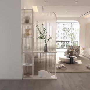 Simple Modern Changhong Door Living Room Entrance Cabinet Screen Sofa Door Watermark Glass Partition Rack