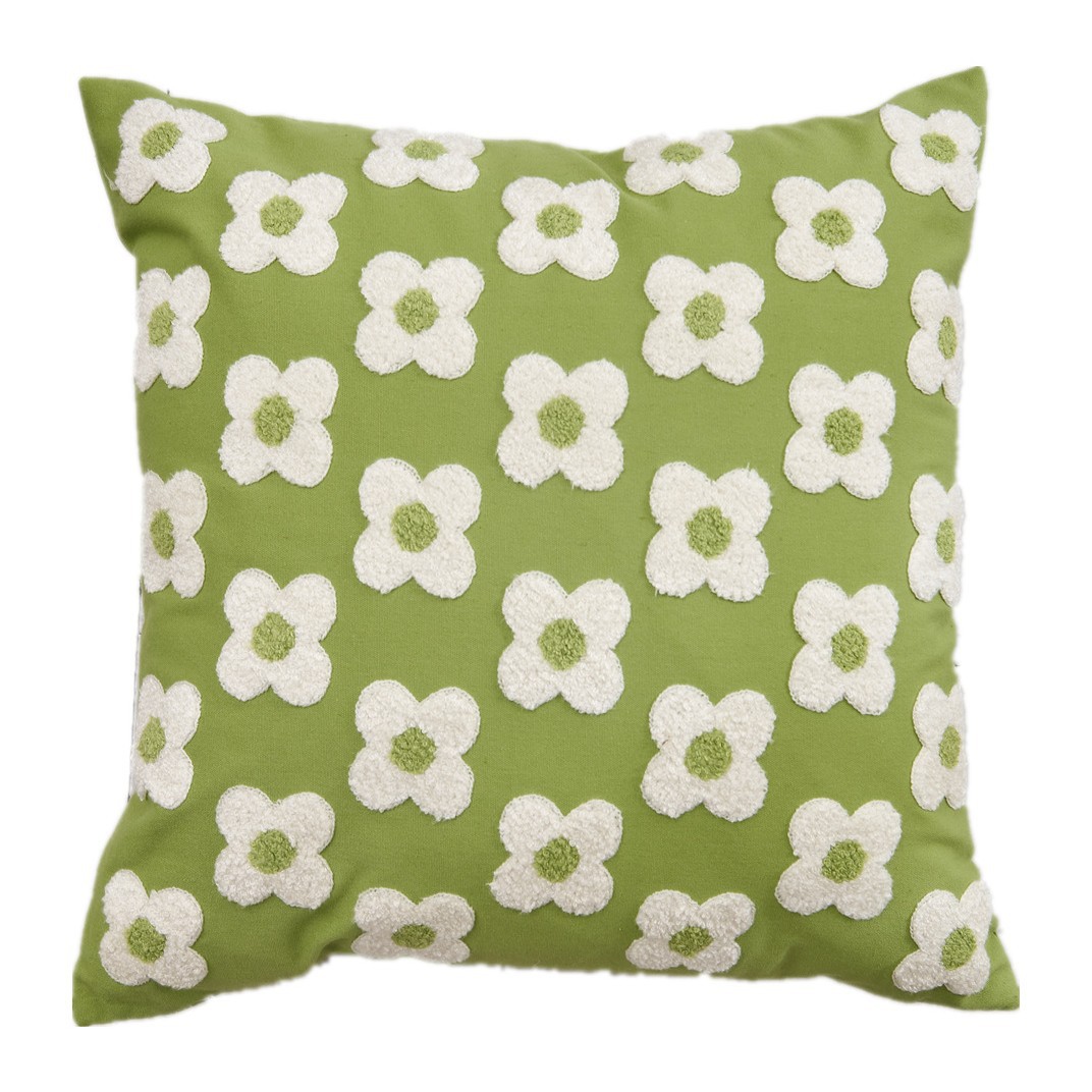 Verde 4 pequeñas flores