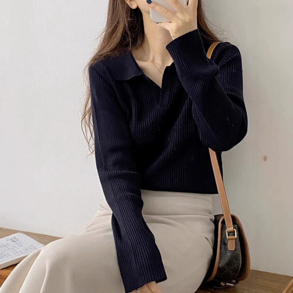 (Cross-border trading), knitted base body-friendly colored sweater
