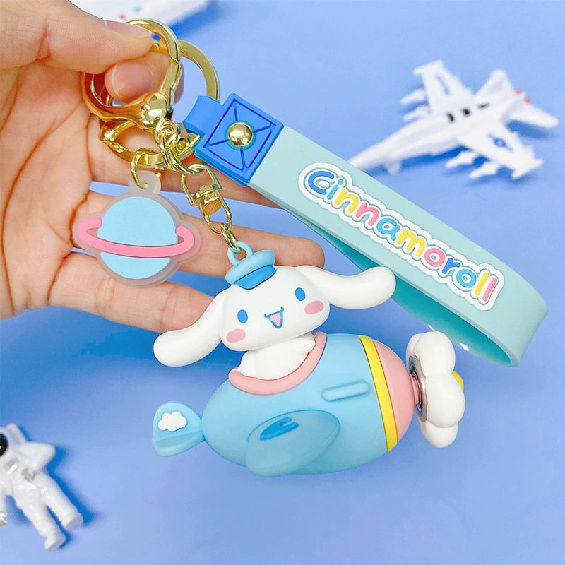 Sanrio, оригинальный мультяшный брелок, для автомобильных ключей, подвеска, аксессуар, высококачественный стиль