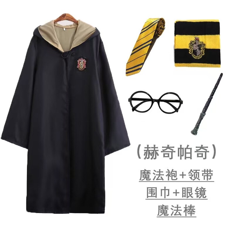 哈利波特学院长袍同款cos服装魔法袍子衣服成人儿童校服斗篷披风|undefined
