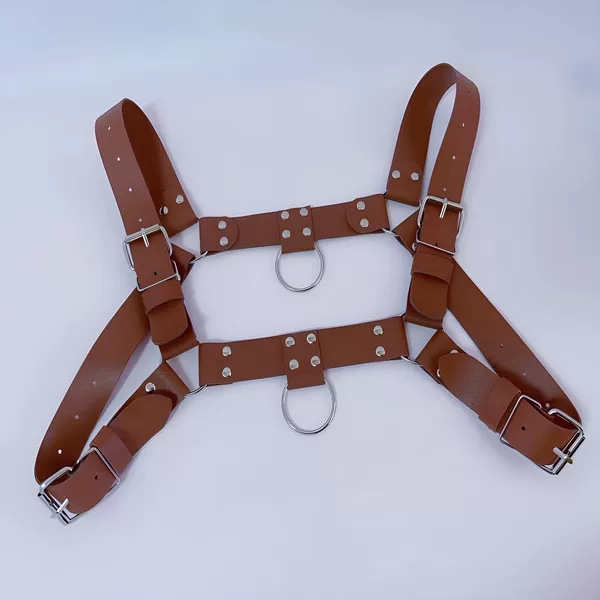 Dark brown [leather strap]