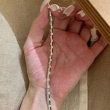 冷淡风戒指高级轻奢独特个性饰品复古棋盘格清新时尚简约手链饰品
