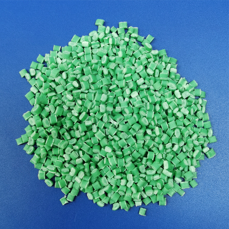 厂家供应优质环保注塑绿色pp再生料植草格/排水板pp再生料直供