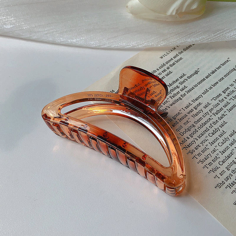 Pinza de pelo hembra Corea del Sur ins Cabeza trasera de niña retro estilo simple temperamento clip Red roja horquilla accesorios para el cabello