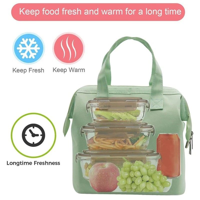 Capacious thermal bag, warm thermos, simple and elegant design