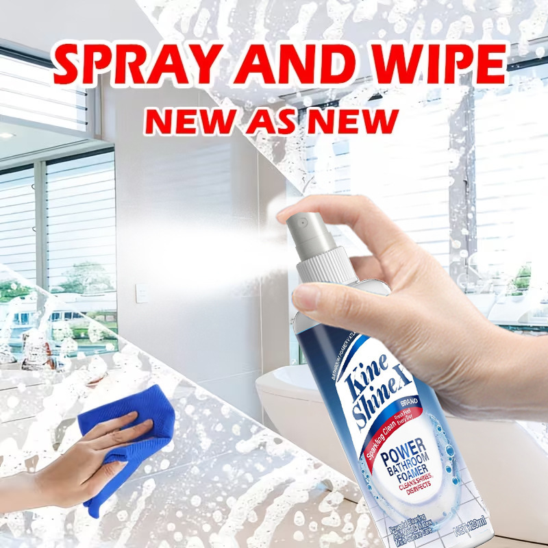 Foam Bathroom Cleaner Multi-Purpose Shower Bathtub Sink Cleaner Disinfectant Spray Bleach Cleaning Spray
