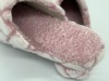 Fuchsia keep warm slippers indoor, custom made