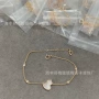 情人满钻镶钻玫瑰金手链