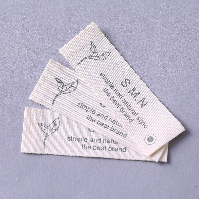 Small-batch custom-printed label manufacturer, premium cotton yarn cotton tape label super factory Small-batch custom-printed label manufacturer, premium cotton yarn cotton tape label super factory