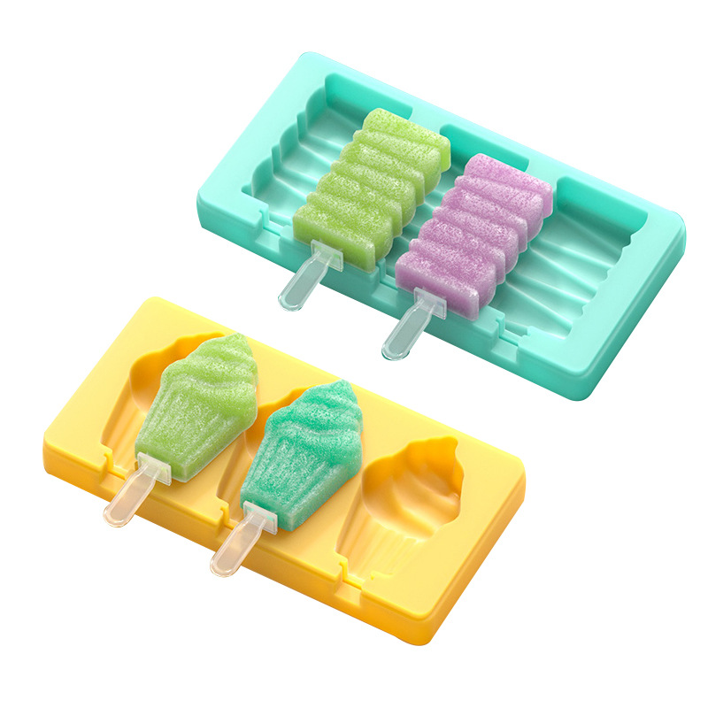 2 cinta cubierta helado molde rayas helado molde