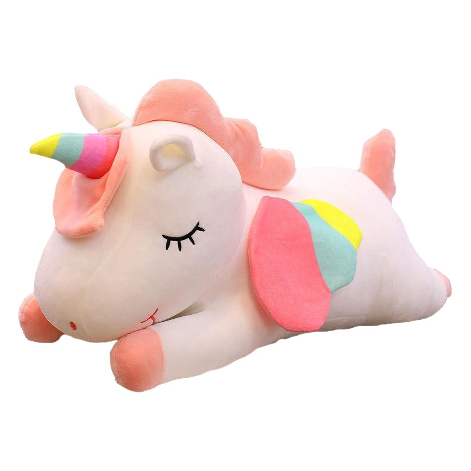 Celebridad en línea Unicornio muñeca de peluche de juguete lindo Ragdoll muñeca almohada Regalo de Cumpleaños niña almohada para dormir