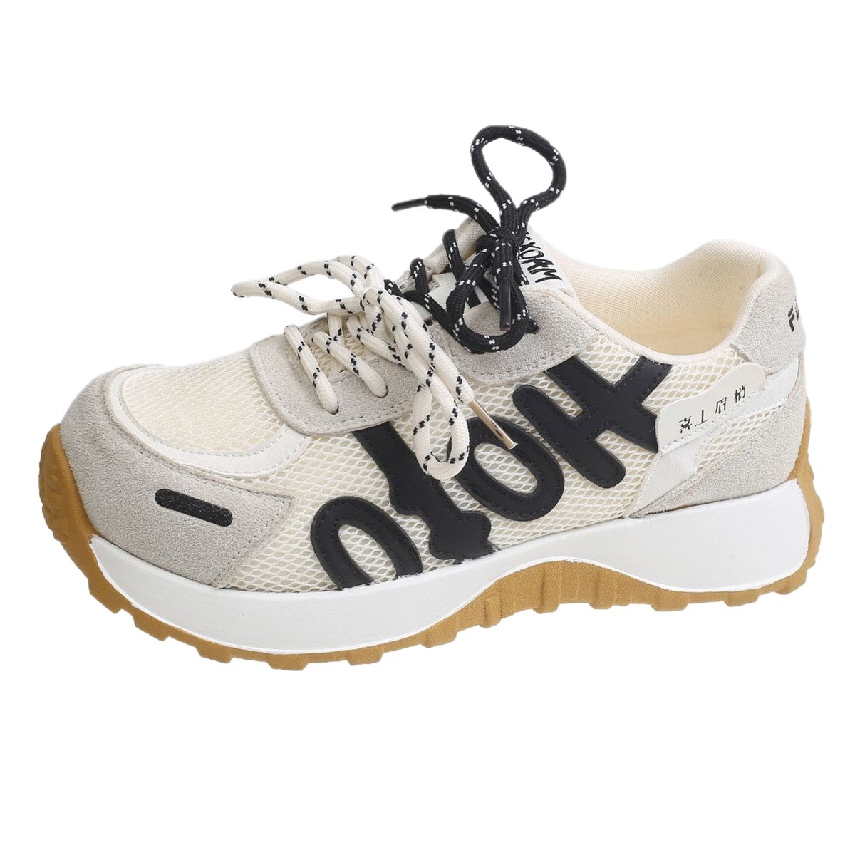 2026 primavera y verano nuevo campus frente al viento correa de moda multifacé de color bajo antideslizante zapatillas deportivas cómodas de mujer