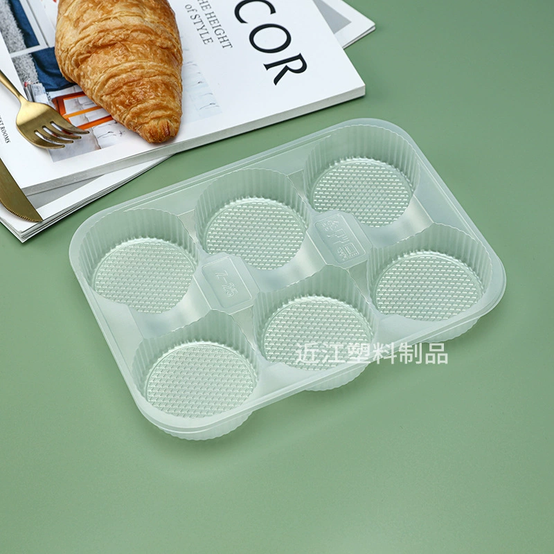 Круглое отверстие 6-решетки испарил поднос упаковки быстр-замороженных продуктов булочек пластиковый минус 120 градусов быстр-Замороженный микровавабле